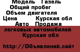  › Модель ­ Газель › Общий пробег ­ 180 › Объем двигателя ­ 21 › Цена ­ 165 - Курская обл. Авто » Продажа легковых автомобилей   . Курская обл.